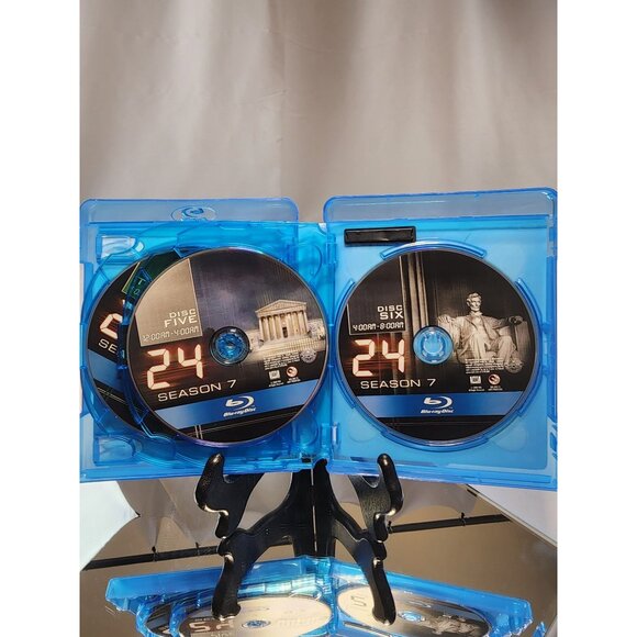 24 - Season 7 Seven, Blu-ray, 6-Disc, Kiefer Sutherland, Extras Used Like New - Picture 5 of 11
